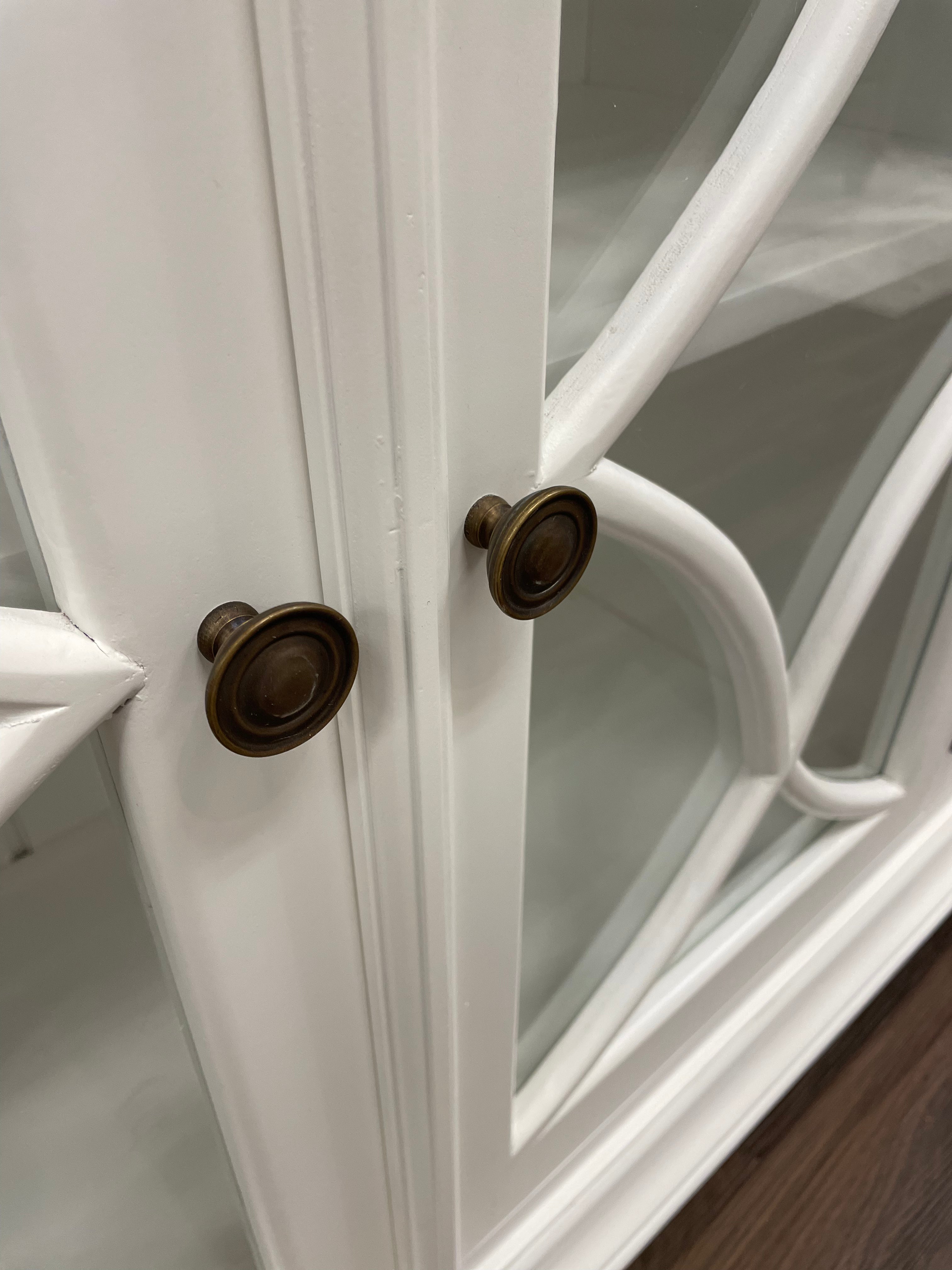 Hamilton 82" Mahogany 4 Door Sideboard - Architectural White