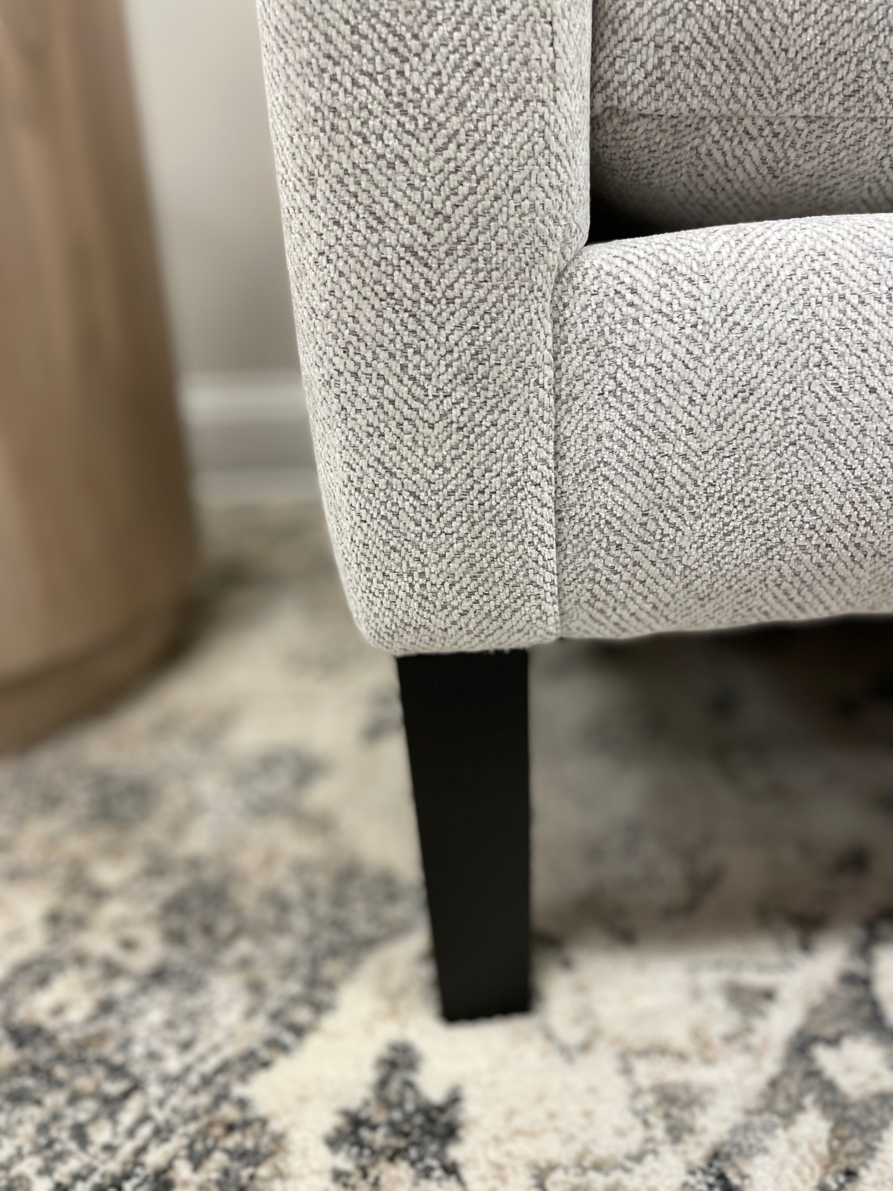 Chelsea Express Ship 93" x 92" 5 Cushion Sectional - Moonlit Gray