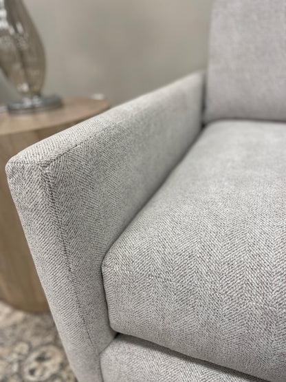 Chelsea Express Ship 93" x 92" 5 Cushion Sectional - Moonlit Gray