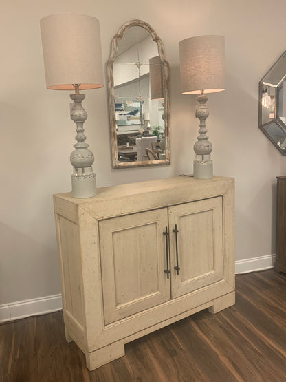 Parrish 53" 2 Door Reclaimed Pine Cabinet - Distressed Cream
