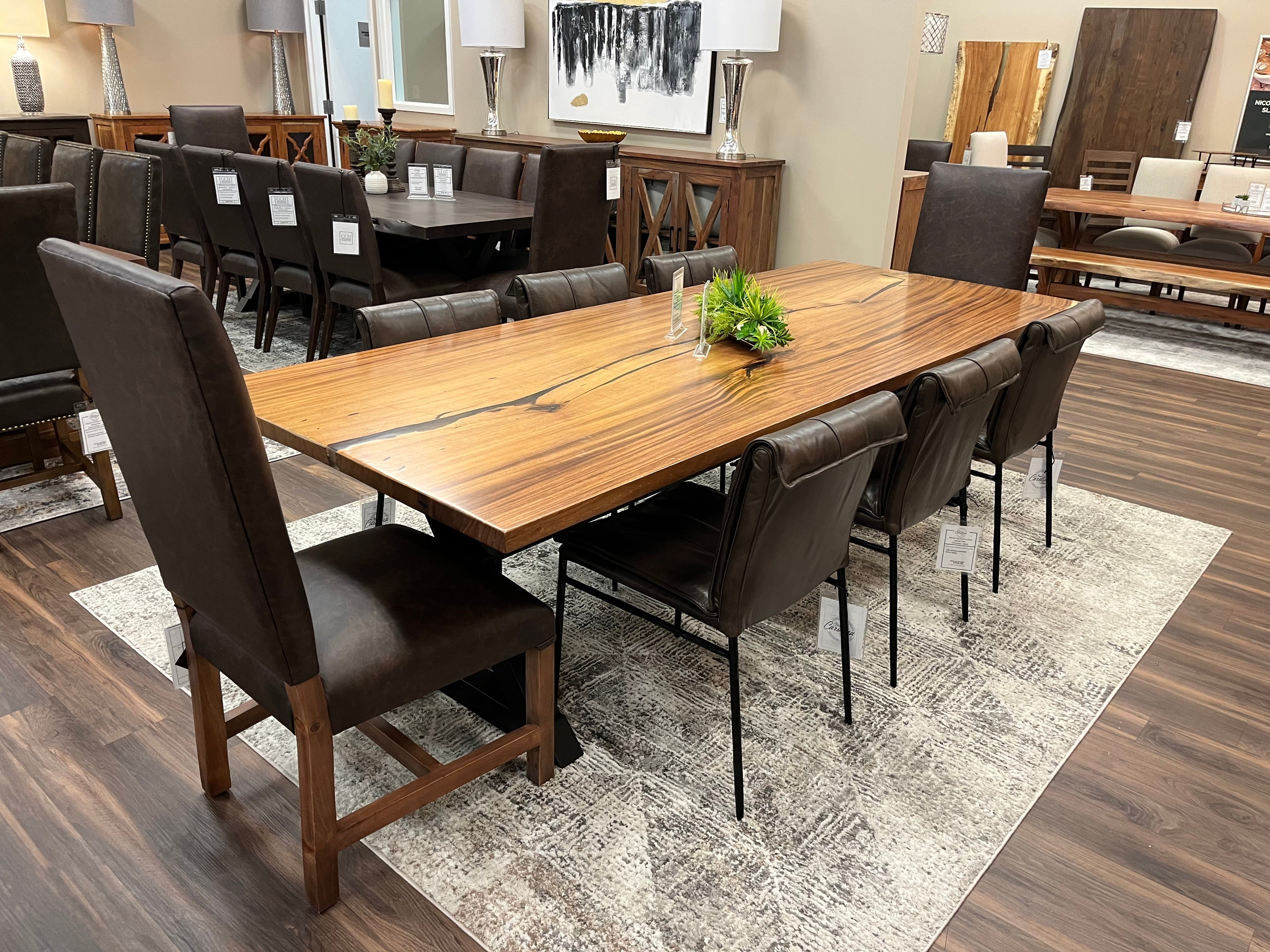 Avellanas 108" Guanacaste Dining Table - Natural - SN478