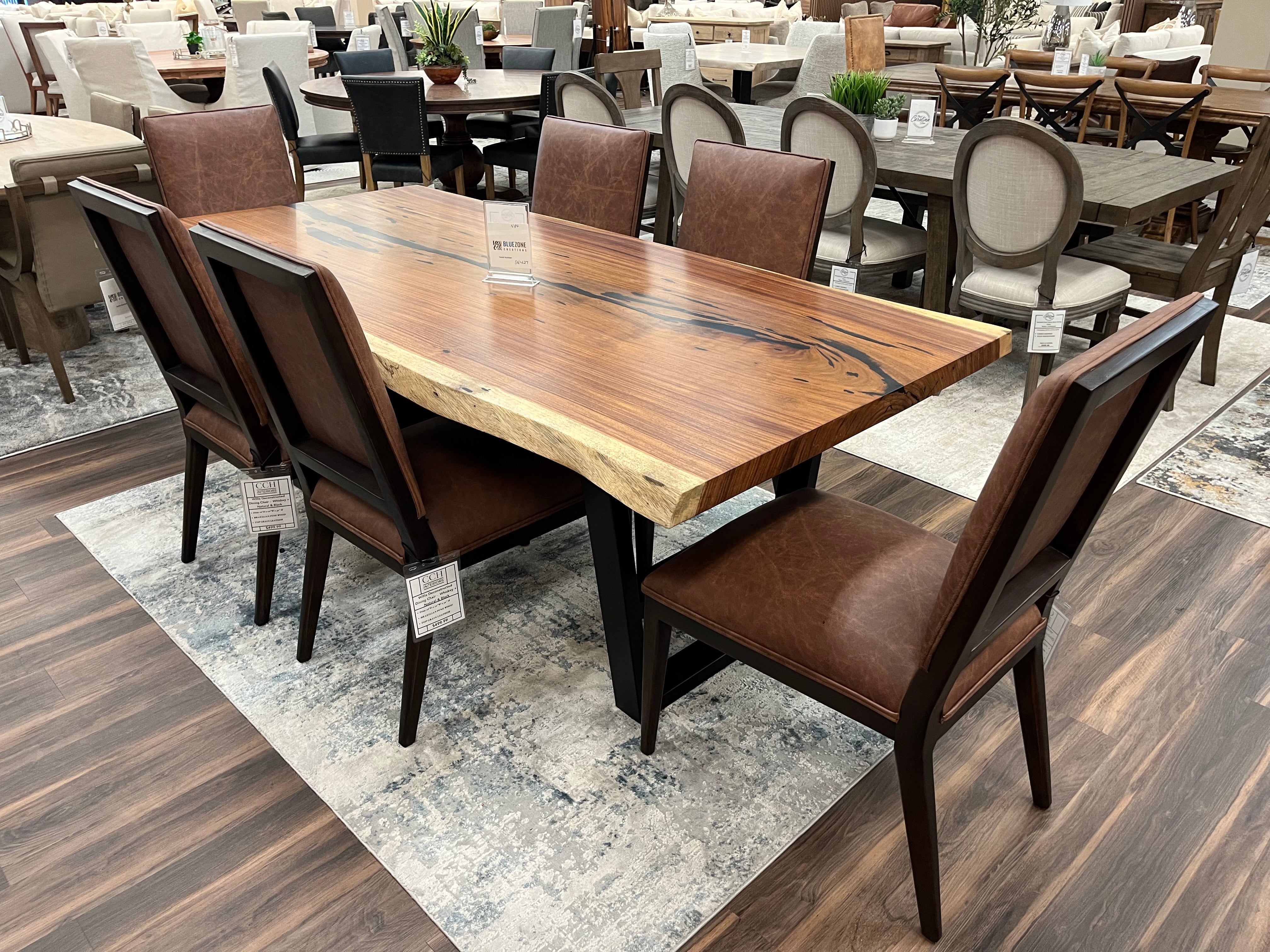 Nicoya 84" Guanacaste Live Edge Dining Table - Natural - SN427