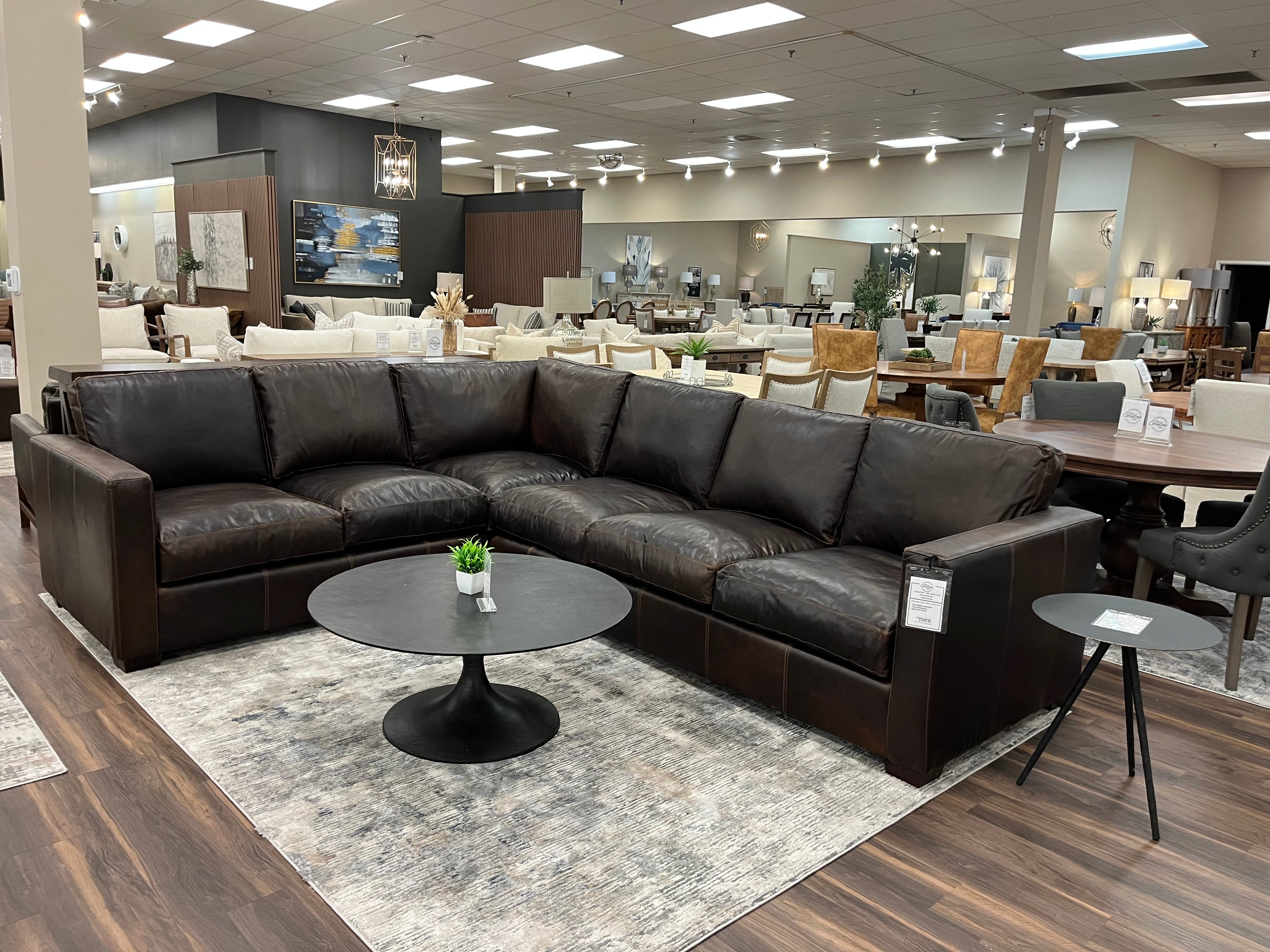 Casey 123" x 98" Wide Track Arm Sectional - Hollis Brown