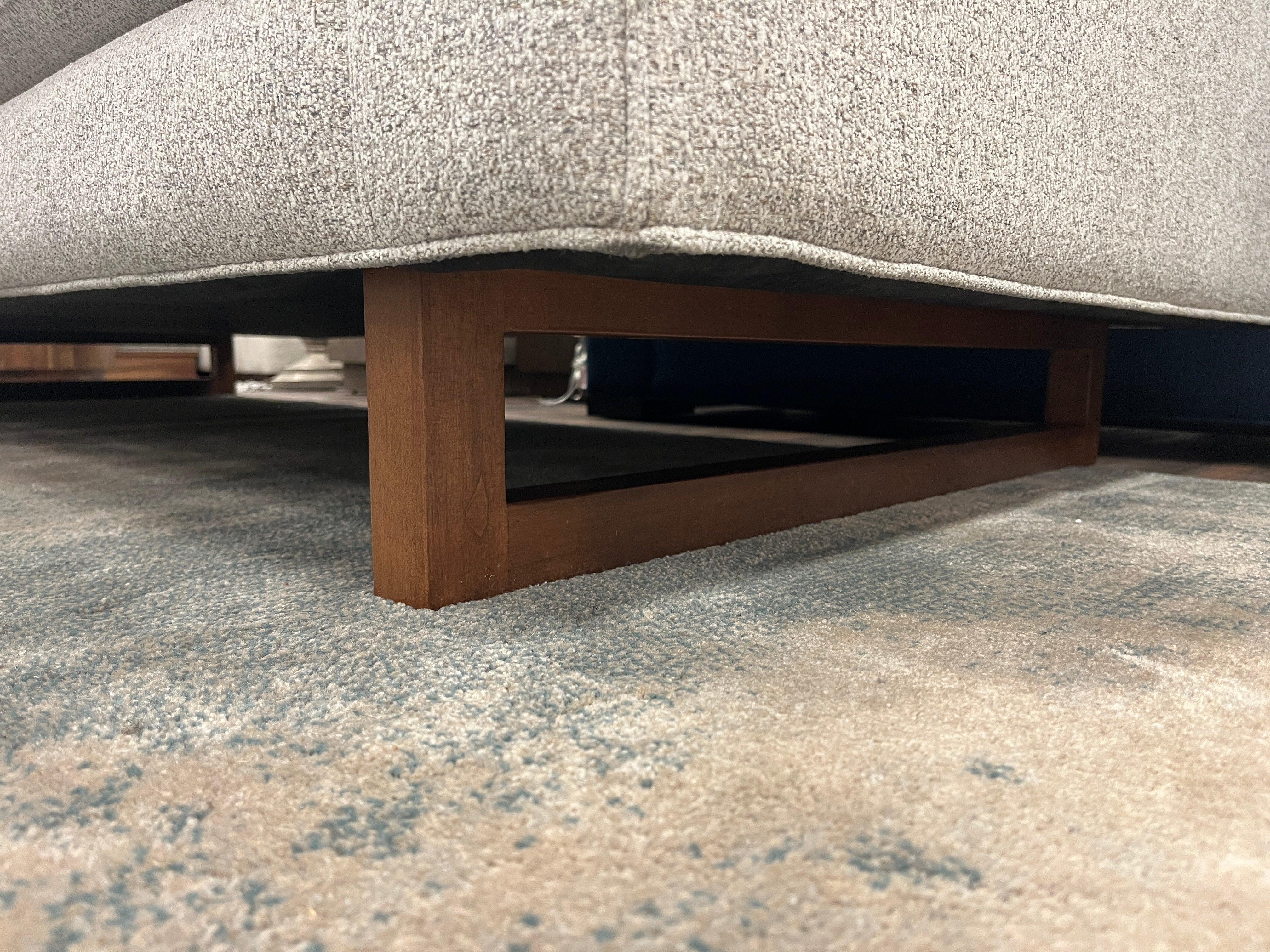 Jeffrey Quick Ship 94" x 94" Bench Cushion Sectional - Harbour Grey