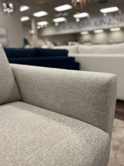 Jeffrey Quick Ship 94" x 94" Bench Cushion Sectional - Harbour Grey