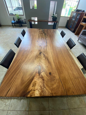 Nicoya 108" Guanacaste Live Edge Dining Table - Natural