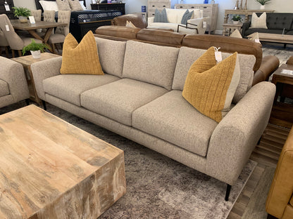 Monte Express Ship 94" 3 Cushion Sofa - Textured Taupe