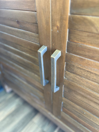 Thane 76" Mahogany 4 Door Sideboard - Straw Wash