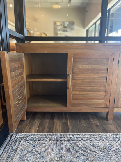 Thane 76" Mahogany 4 Door Sideboard - Straw Wash