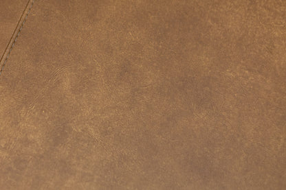 Wayne 139" x 139" Wedge Arm 5 Cushion Top Grain Leather Wedge Corner Sectional - Wild Buck