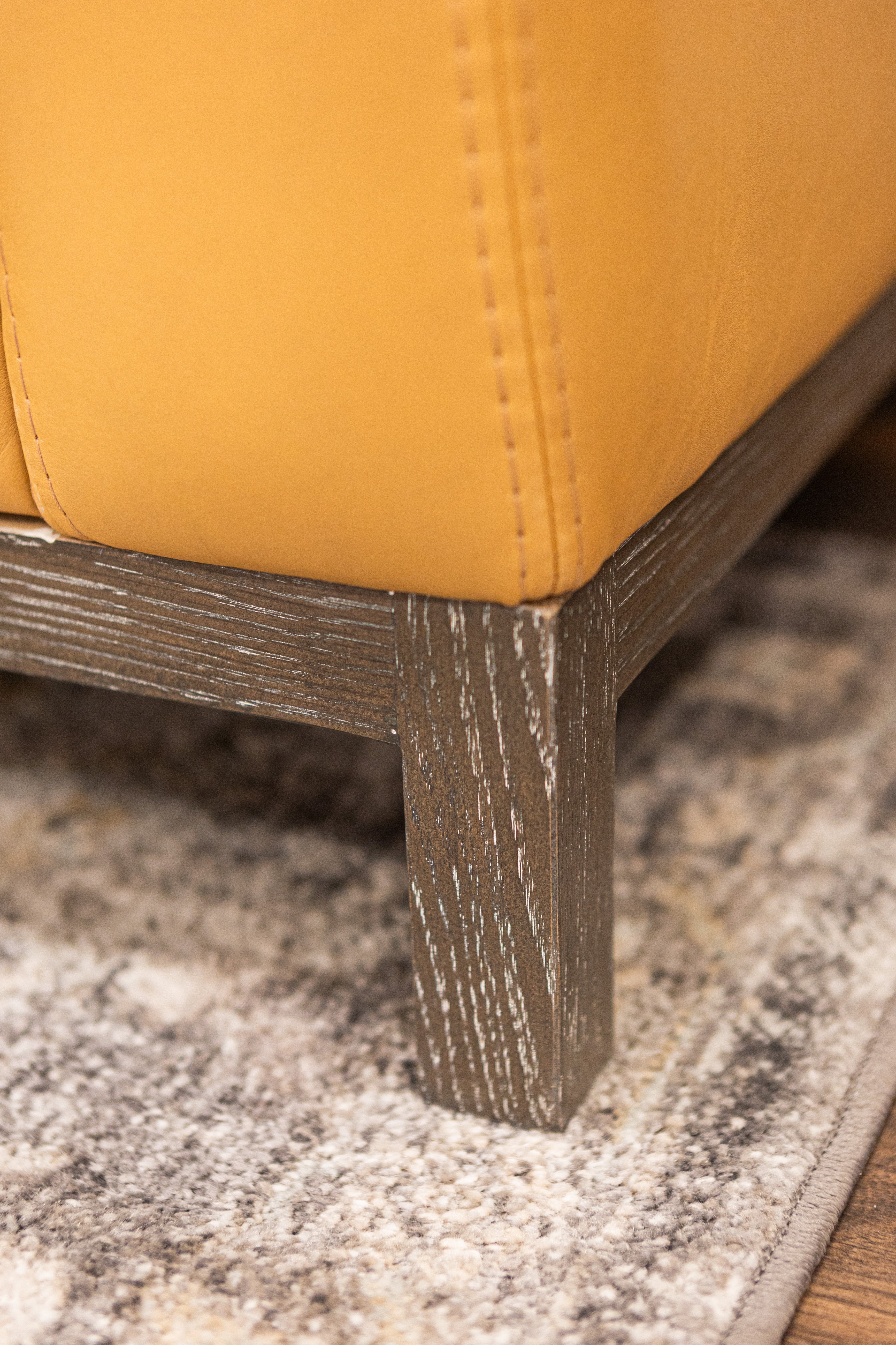 Clarksdale 32" Top Grain Leather Chair - Berkshire Chamois