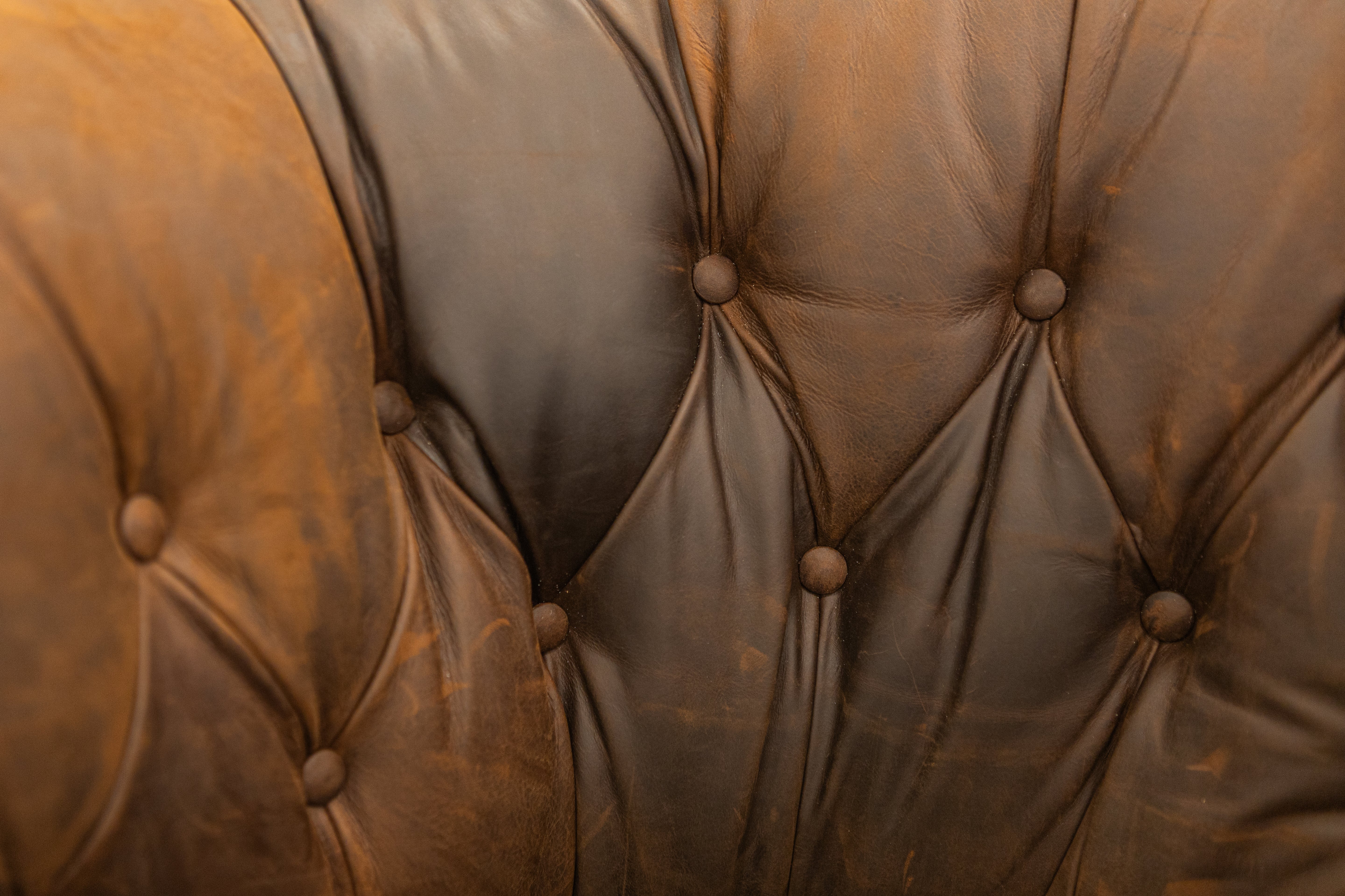 Rockford 36" Tufted Top Grain Leather Swivel Club Chair -  Reserve Sycamore