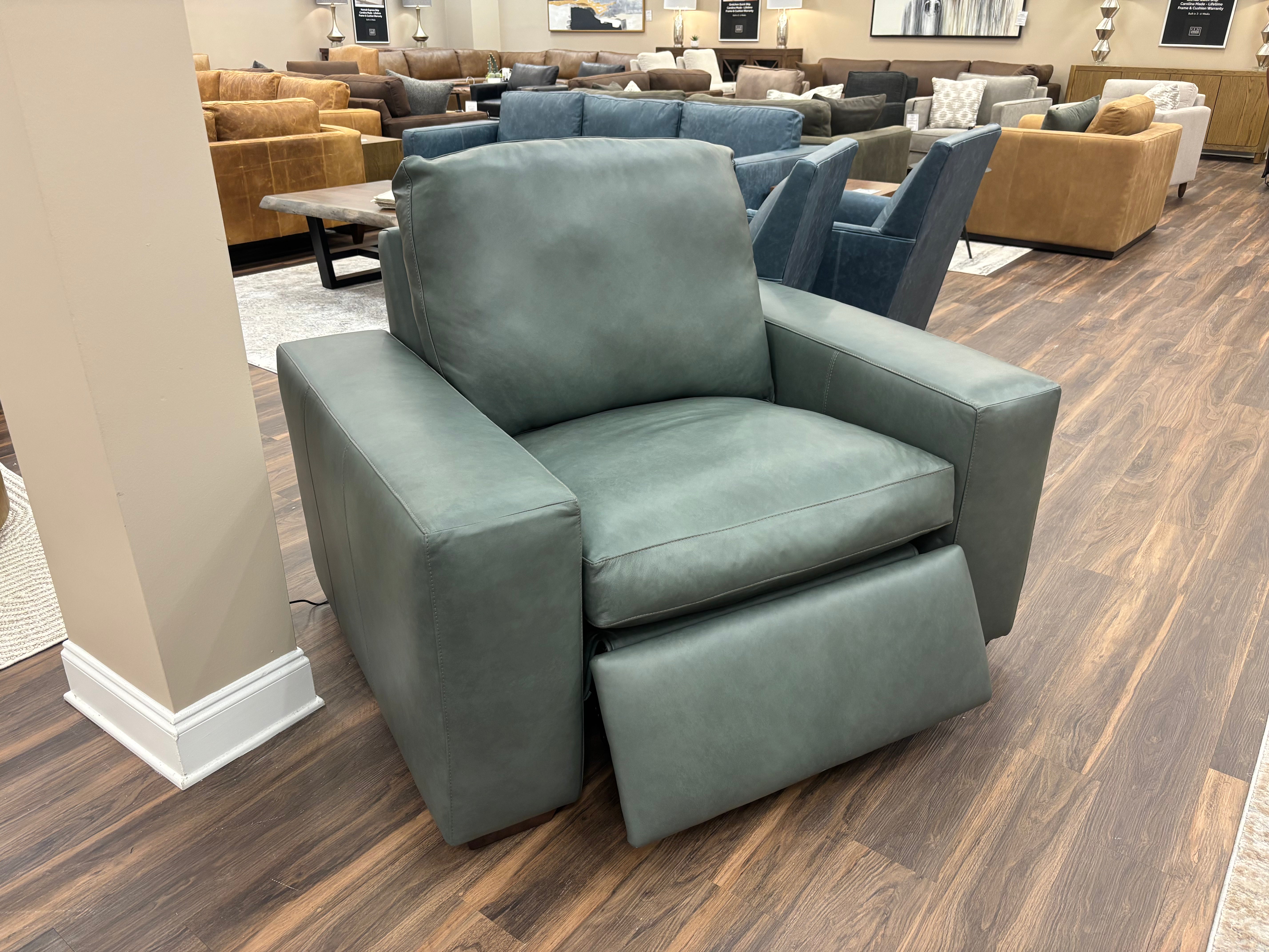 Blake 43" Power Motion Wide Track Arm Reclining Chair -  Napa Ocean