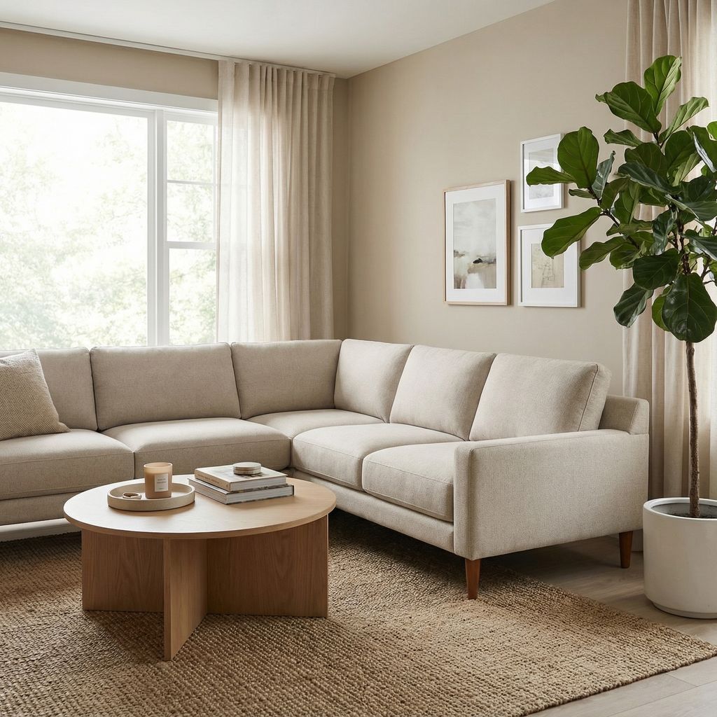 Jayne Express 118" x 105" Ship 5 Cushion Sectional