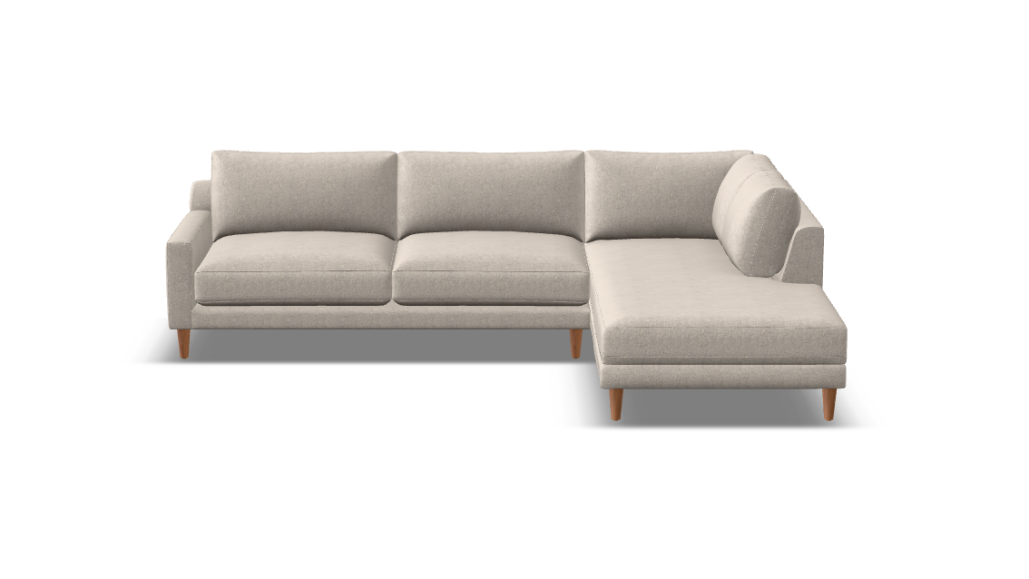 Jayne Express Ship 119" Sofa + Bumper Chaise