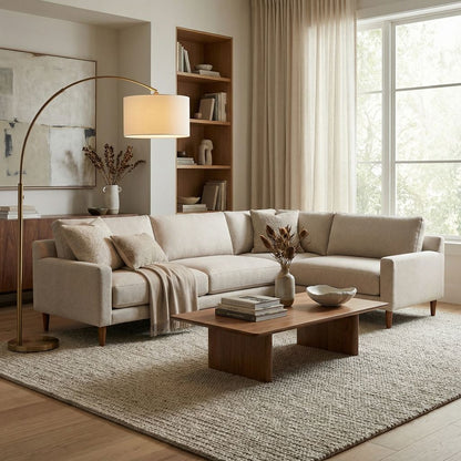 Jayne Express Ship 133" x 105" 5 Cushion Sectional