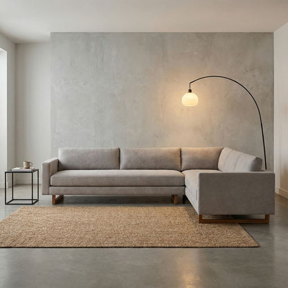 Jeffrey Express Ship 131 x 95 Bench Cushion Sectional