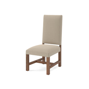 Jeremiah Dining End Chair -  Performance Ecru + Natural