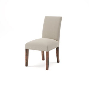 Jonas Dining Chair -  Performance Ecru + Natural & Black