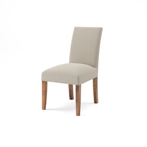 Jonas Dining Chair -  Performance Ecru + Natural & Smoke