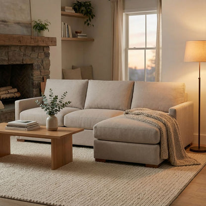 Kelly Express Ship 113" Sofa + Chaise