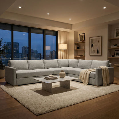 Kelly Express Ship 131" x 89" Sectional