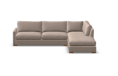 Kelly Express Ship 132" Sofa + Bumper Chaise