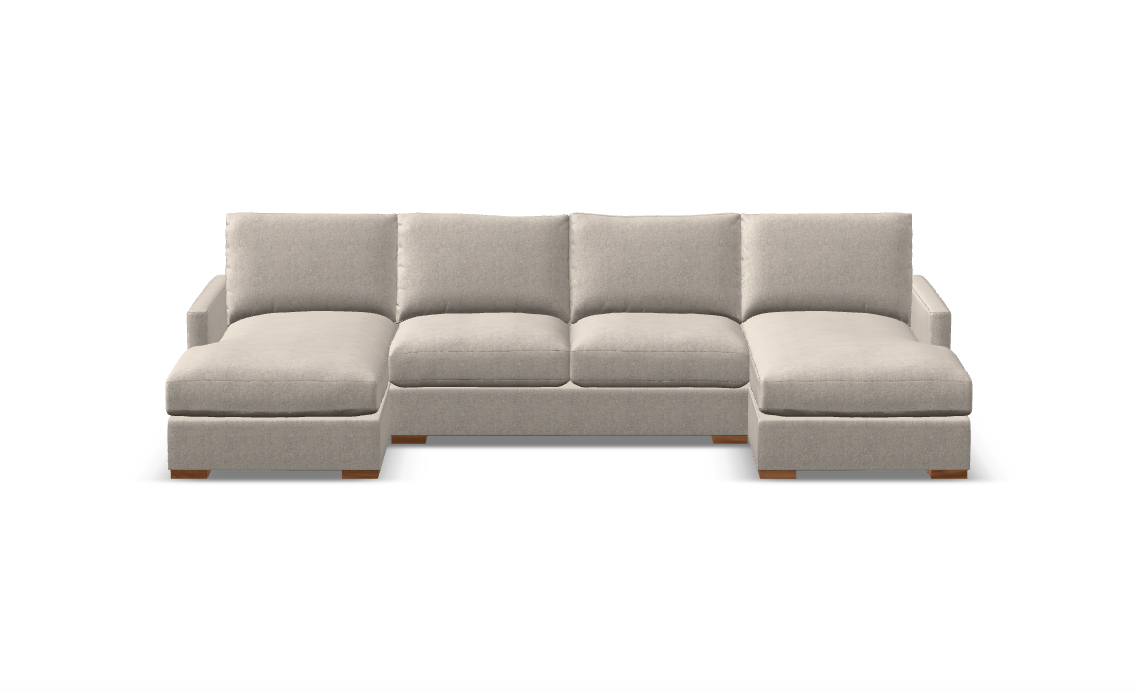 Kelly Express 136" Ship Dual Chaise Sectional