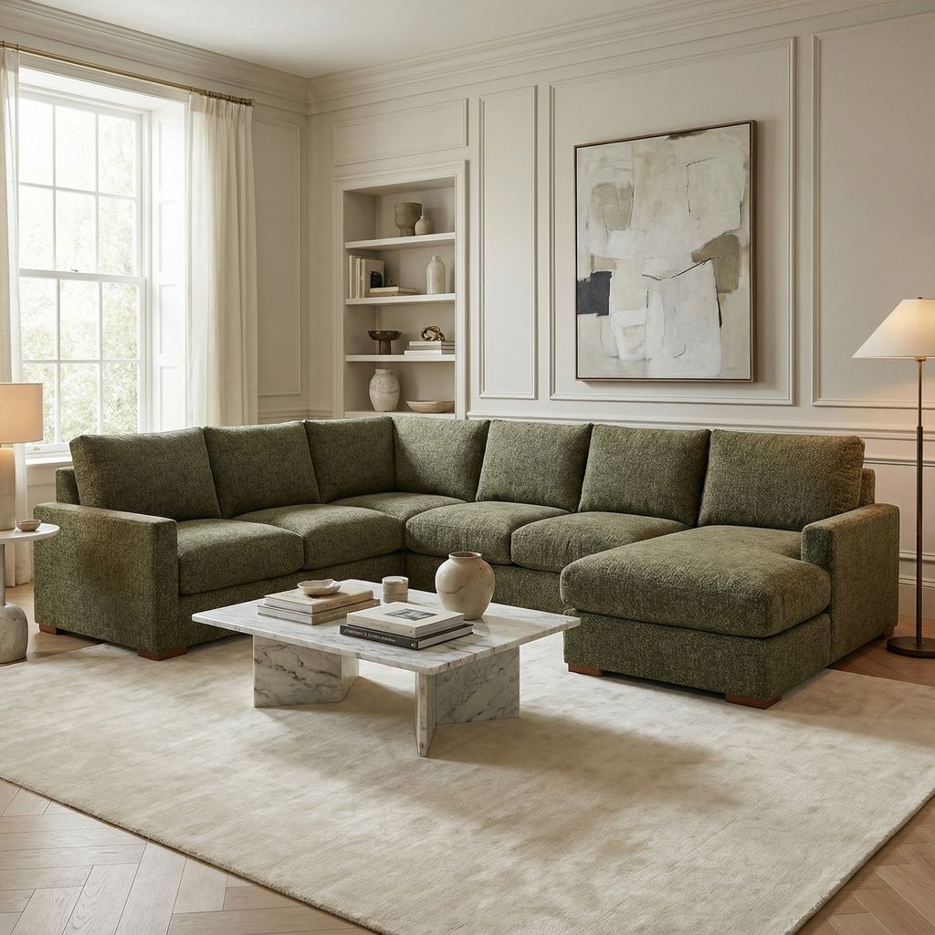 Kelly Express Ship 140 x 103" Sectional + Chaise