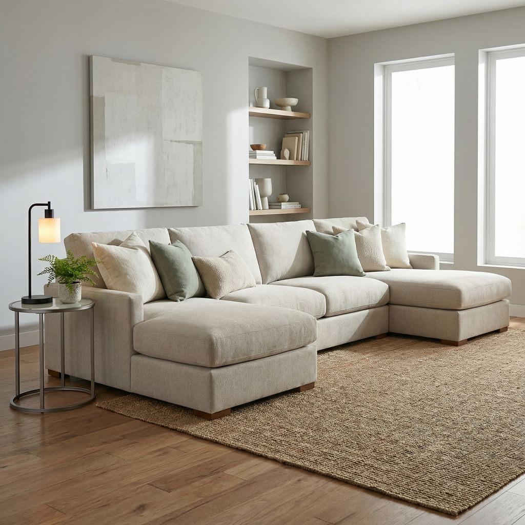 Kelly Express Ship 145" Dual Chaise Sectional