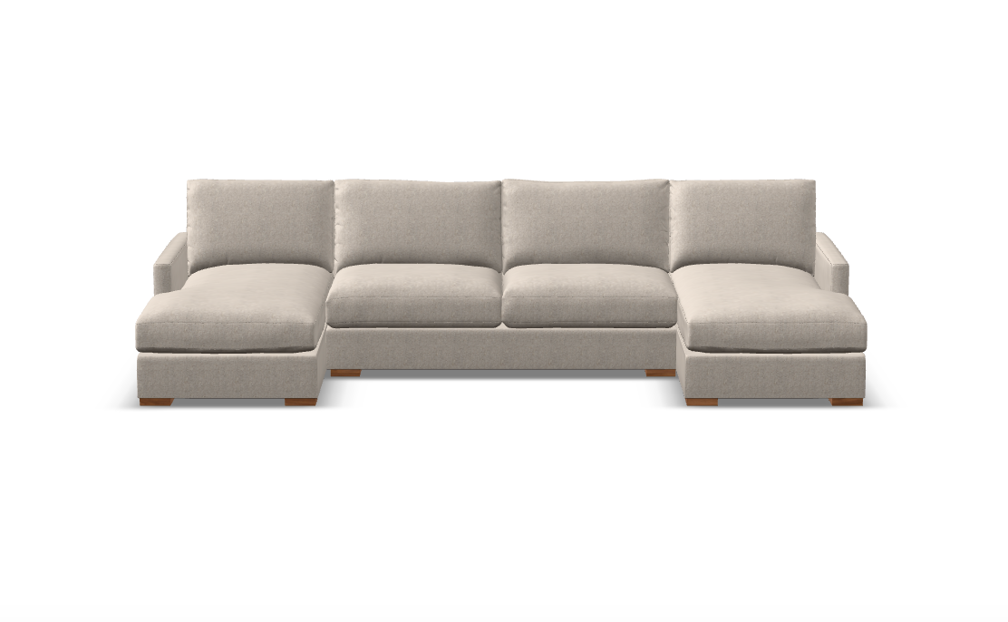 Kelly Express Ship 145" Dual Chaise Sectional