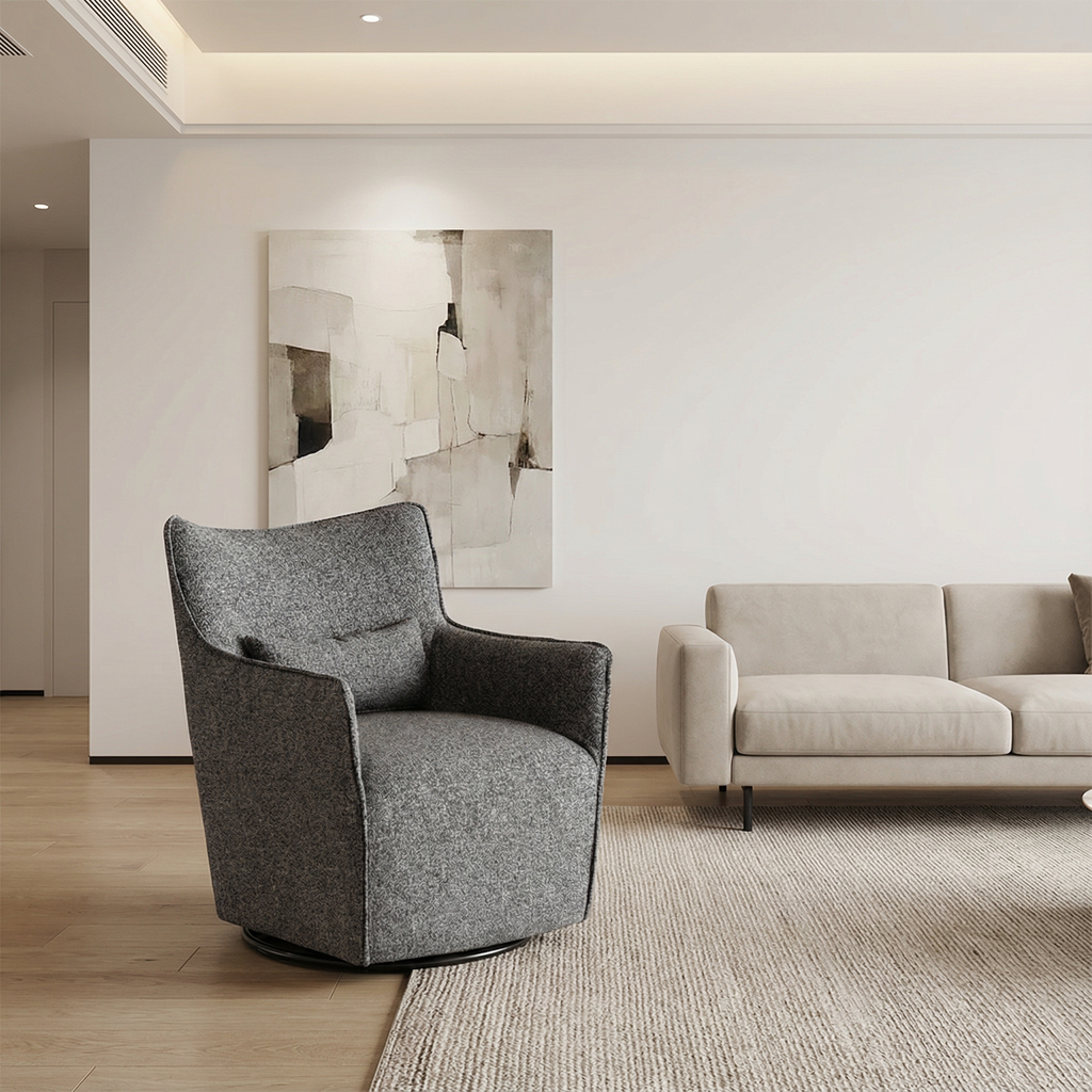 Kimbray 29" Swivel Chair - Charocal