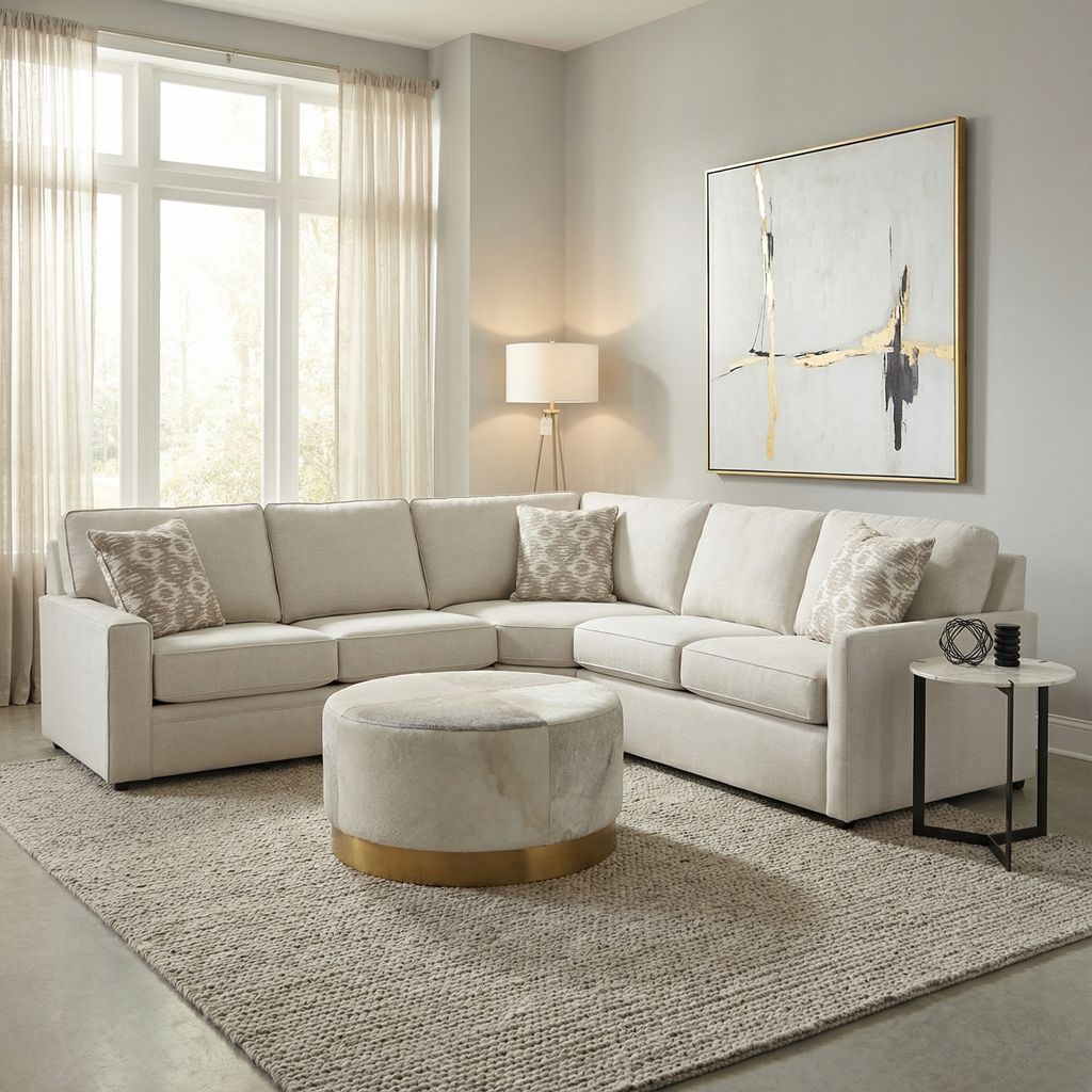 Leah 111" x 111" Wedge Corner Sectional