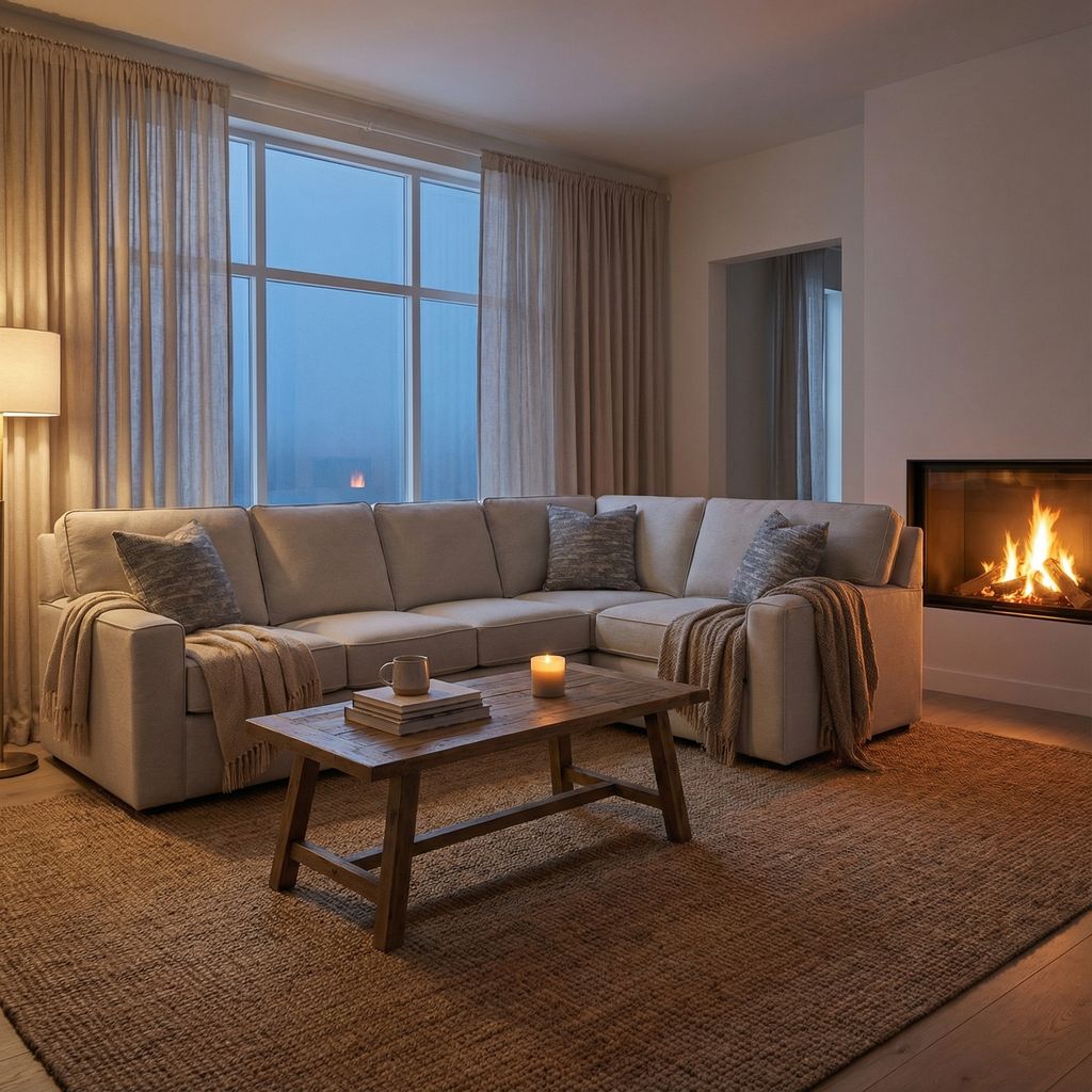 Leah 116" x 93" 5 Cushion Sectional