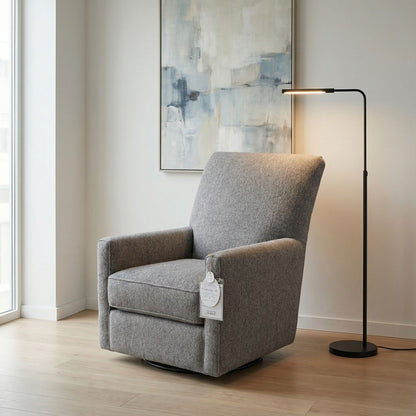 Marcy Express Ship 29" Swivel Glider - Crypton Blue Graphite