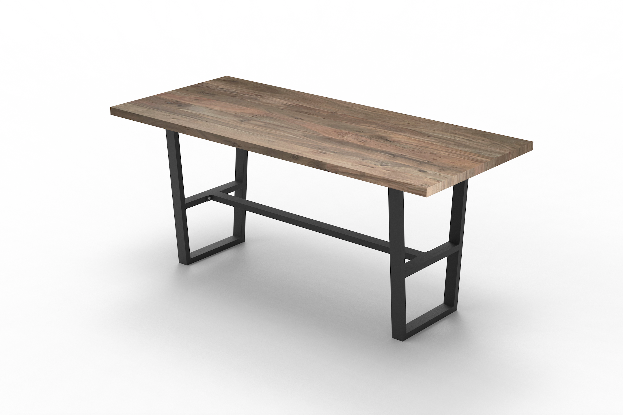 Maxwell Acacia Bar Height Pub Table - Natural + Smoke