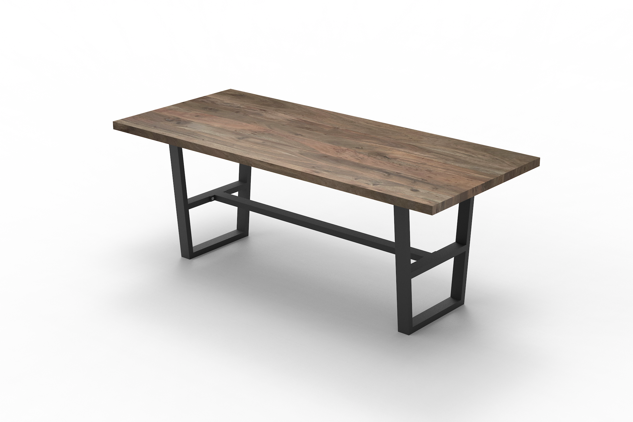 Maxwell Acacia Counter Height Gathering Table - Natural + Smoke