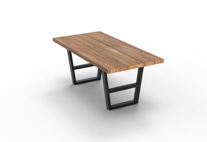 Maxwell Acacia 72" Dining Table - Natural + Gray