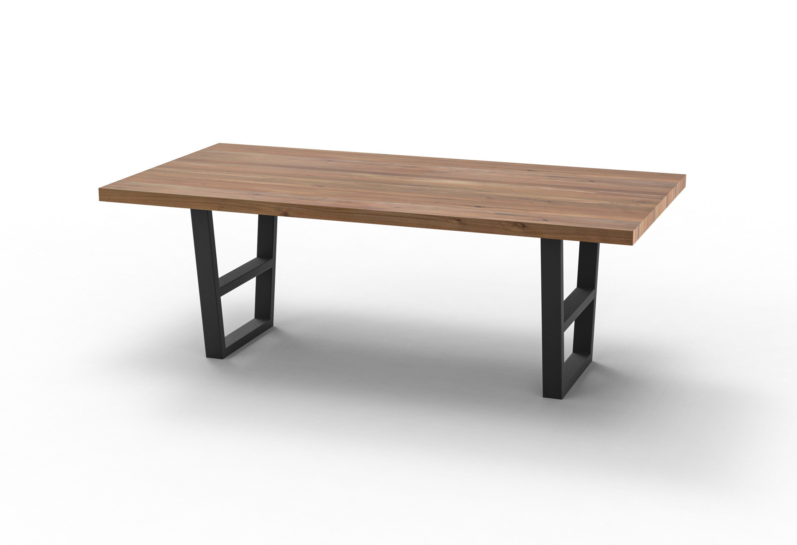 Maxwell Acacia 84" Dining Table - Natural + Gray