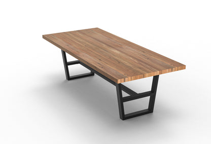 Maxwell Acacia 96" Dining Table - Natural + Gray