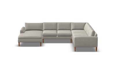 Monte Express Ship 126" x 97" Sectional + Chaise