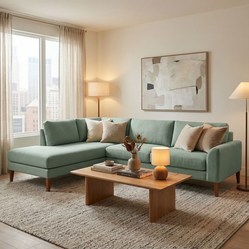 Monte Express Ship 113" Sofa + Bumper Chaise