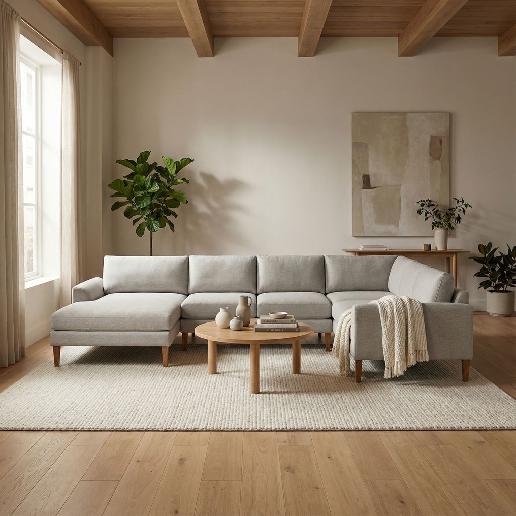 Monte Express Ship 126" x 97" Sectional + Chaise