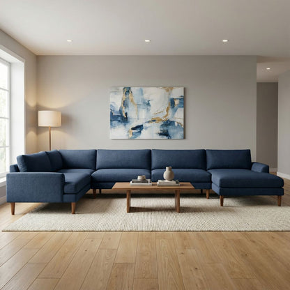 Monte Express Ship 166" x 97" Sectional + Chaise