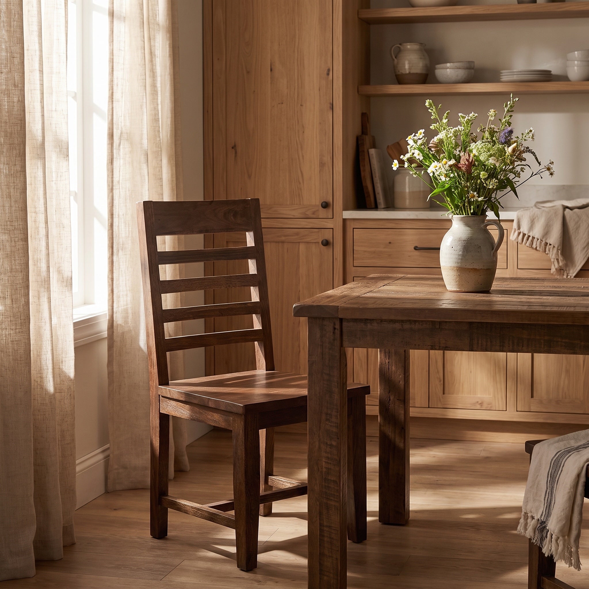 Nathan Ladderback Dining Side Chair - Tempest