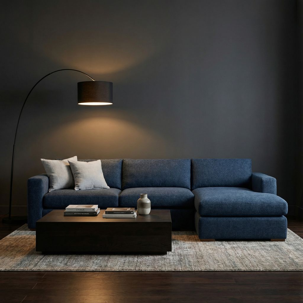 Nathan Luxe Express Ship 113" Sofa + Chaise