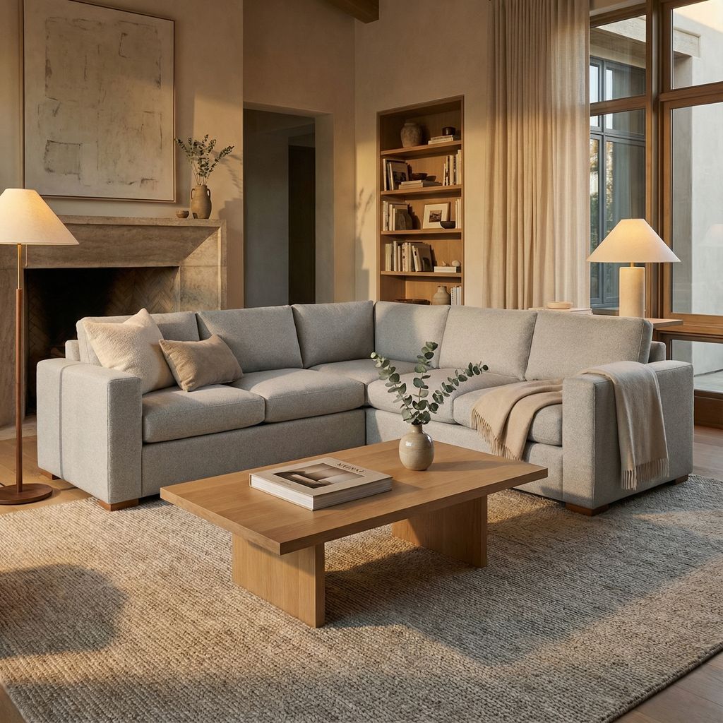 Nathan Luxe Express Ship 123" x 96" Sectional