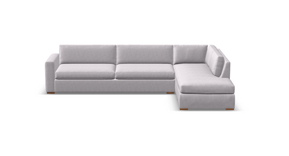 Nathan Luxe Express Ship 133" Sofa + Bumper Chaise