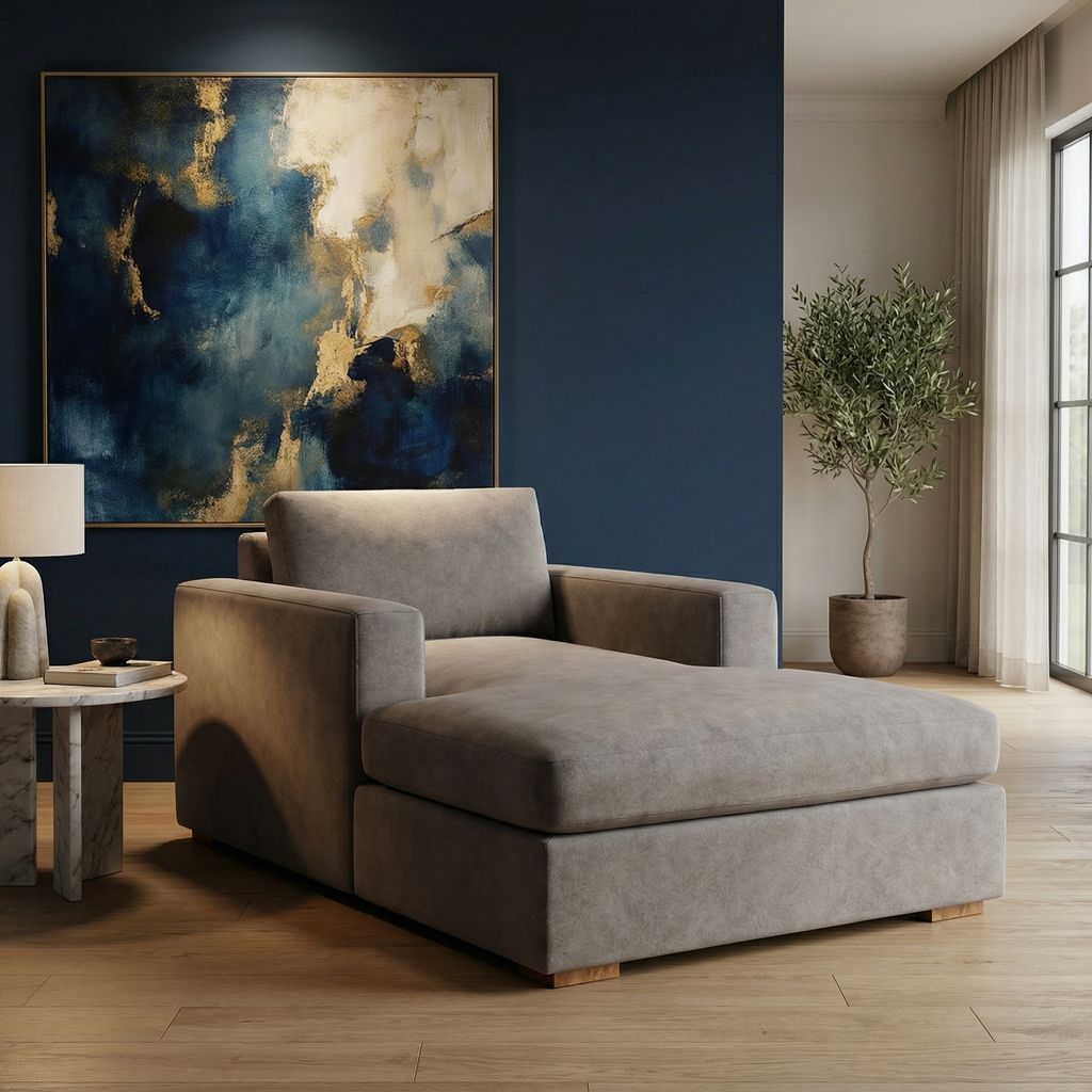 Nathan Luxe Express Ship 44" Chaise Lounge