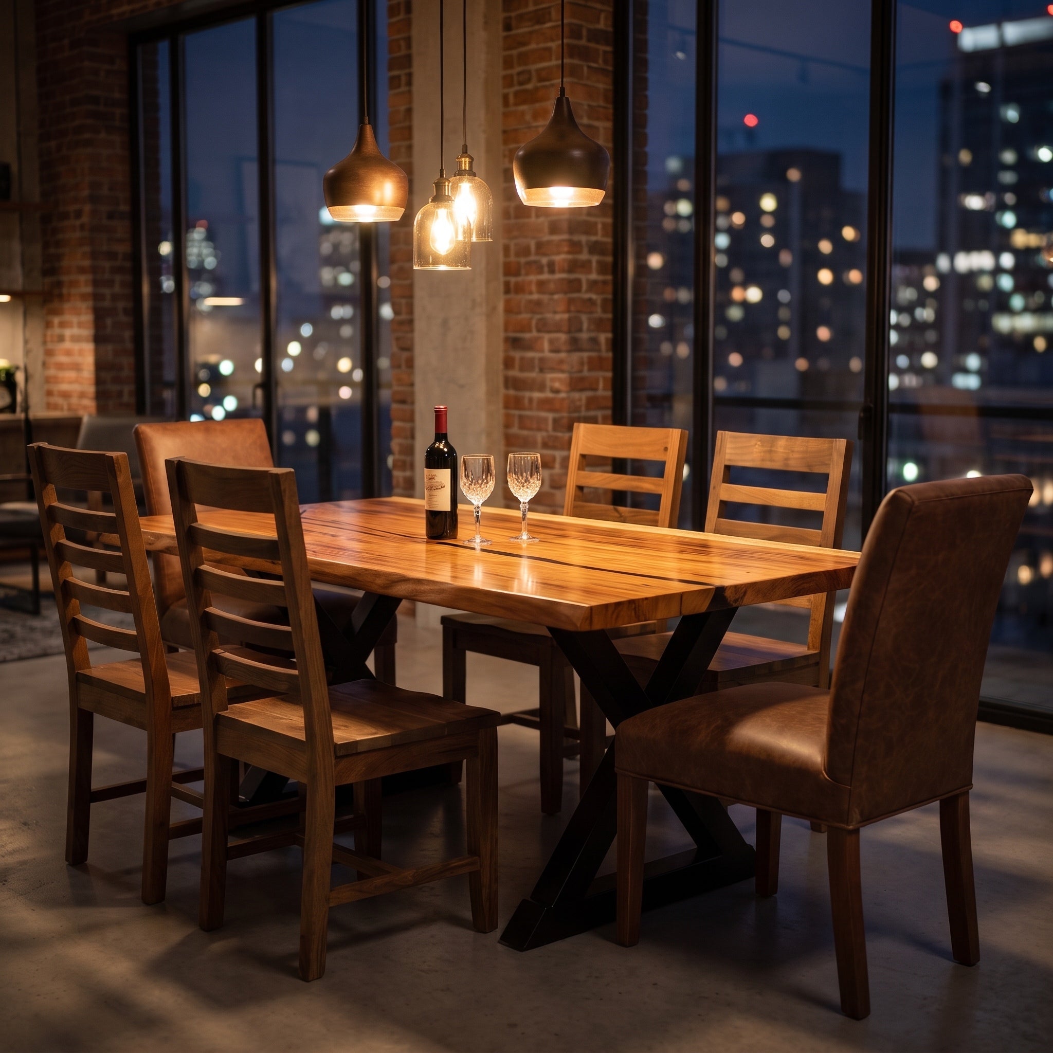 Nicoya 72" Guanacaste Live Edge Dining Table - Natural - SN438